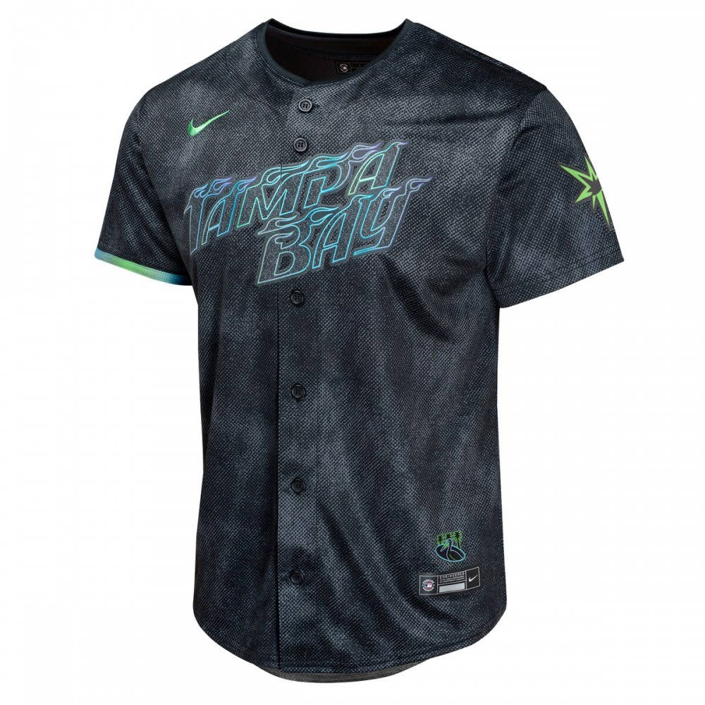 Tampa Bay Rays Youth 2024 City Connect Limited Jersey - Black-Pro Kit Vault | Brand New 26/27 Sports Jerseys